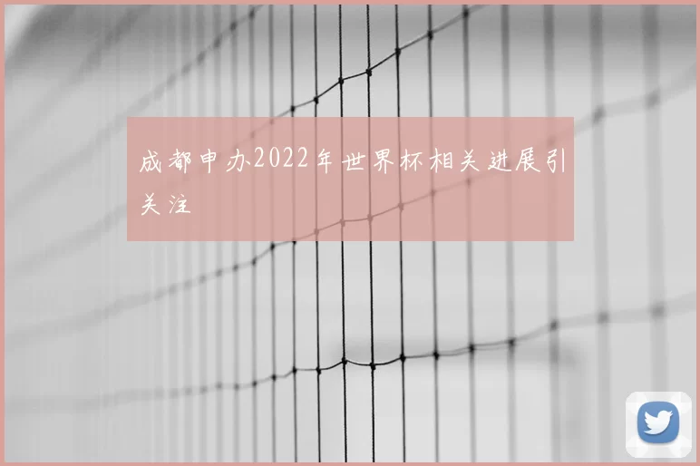 成都申办2022年世界杯相关进展引关注