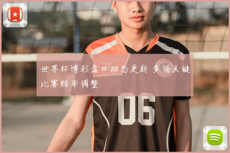 世界杯博彩盘口动态更新 多场关键比赛赔率调整