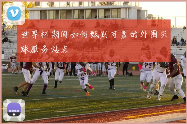世界杯期间如何甄别可靠的外围买球服务站点